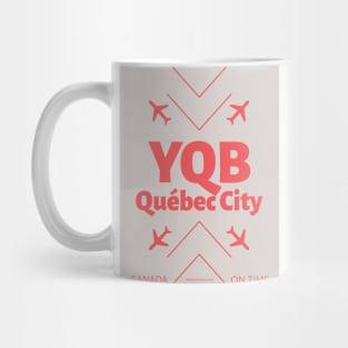 YQB airport code Canada 4102021 Mug